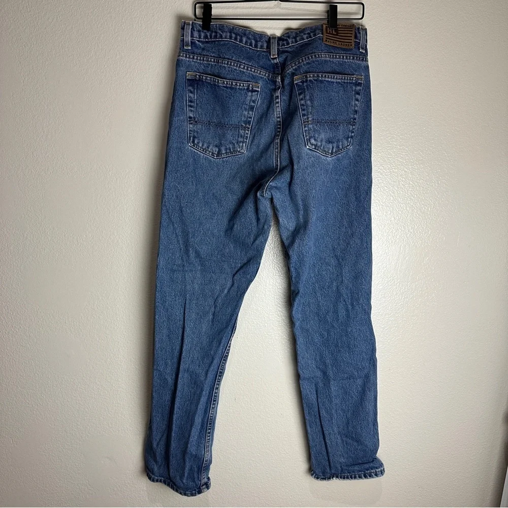 Ralph Lauren Denim Jeans Relaxed Size 34X34 Vintage